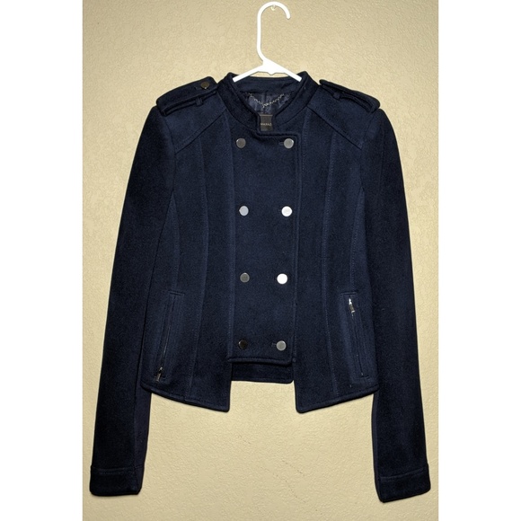 BCBG Max Azria Navy Jacket In Pristine Condition - Picture 2 of 4